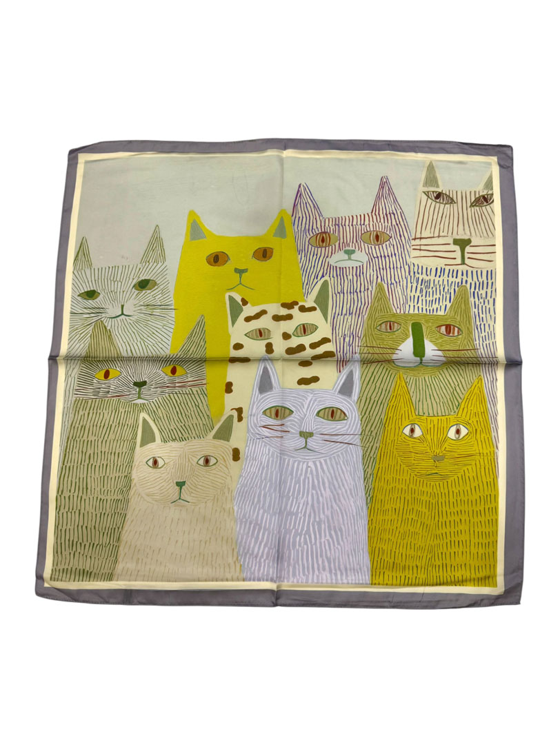Pañuelos de seda 70 x 70 cm